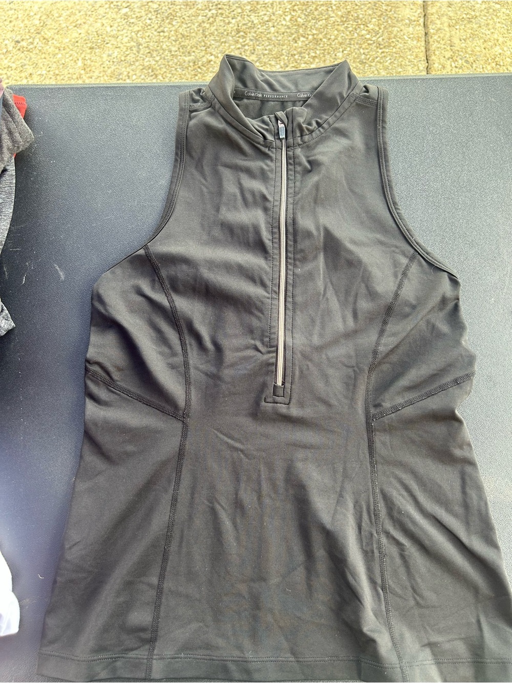 Calvin Klein Black Performance Quick-Dry Tank